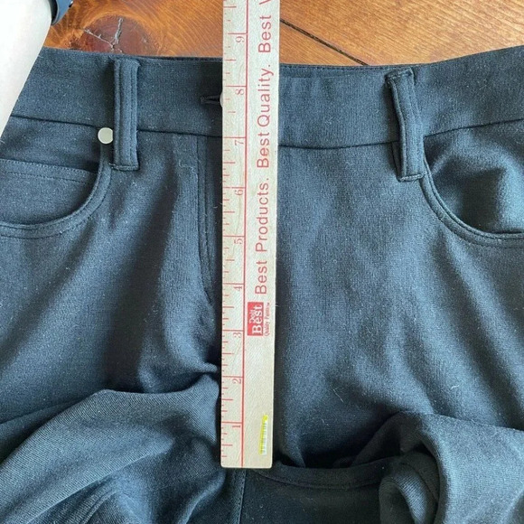 Eileen Fisher Black Skinny Pants Size 0 MSRP $258 EUC Stretchy Soft Minimalist - Picture 7 of 11